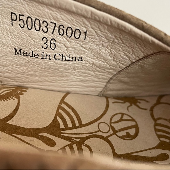 FLY London Womens Yala Peep Toe Wedges Khaki Cupido Size US 5.5-6 EU 36 - Picture 8 of 8